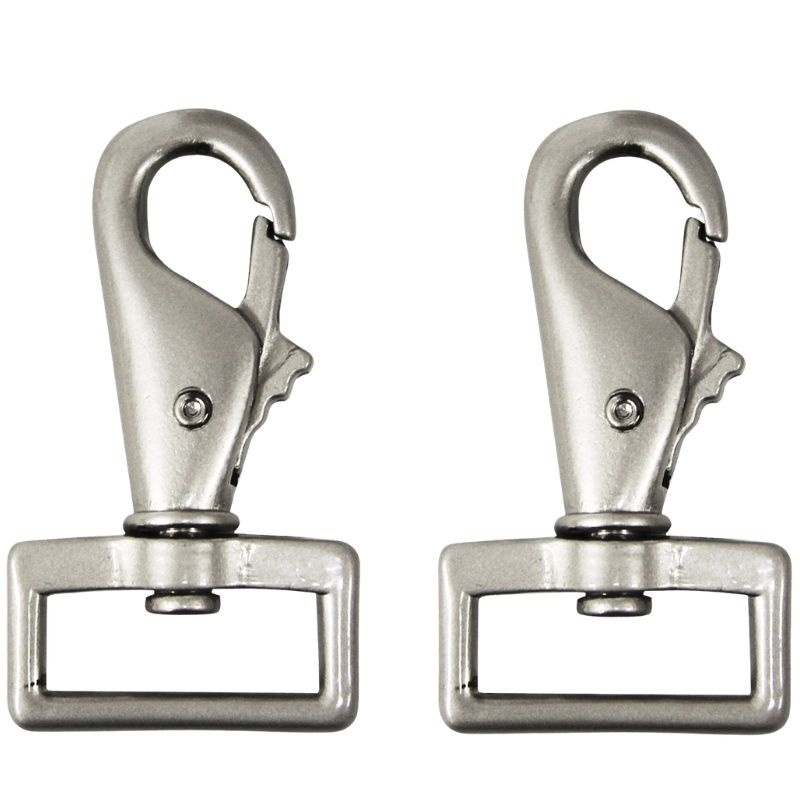 Gespen voor Paardendekens Carabiner Zilver