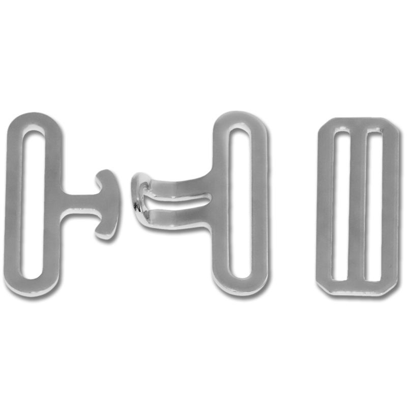 Gespen voor paardendekens Cross Straps Zilver