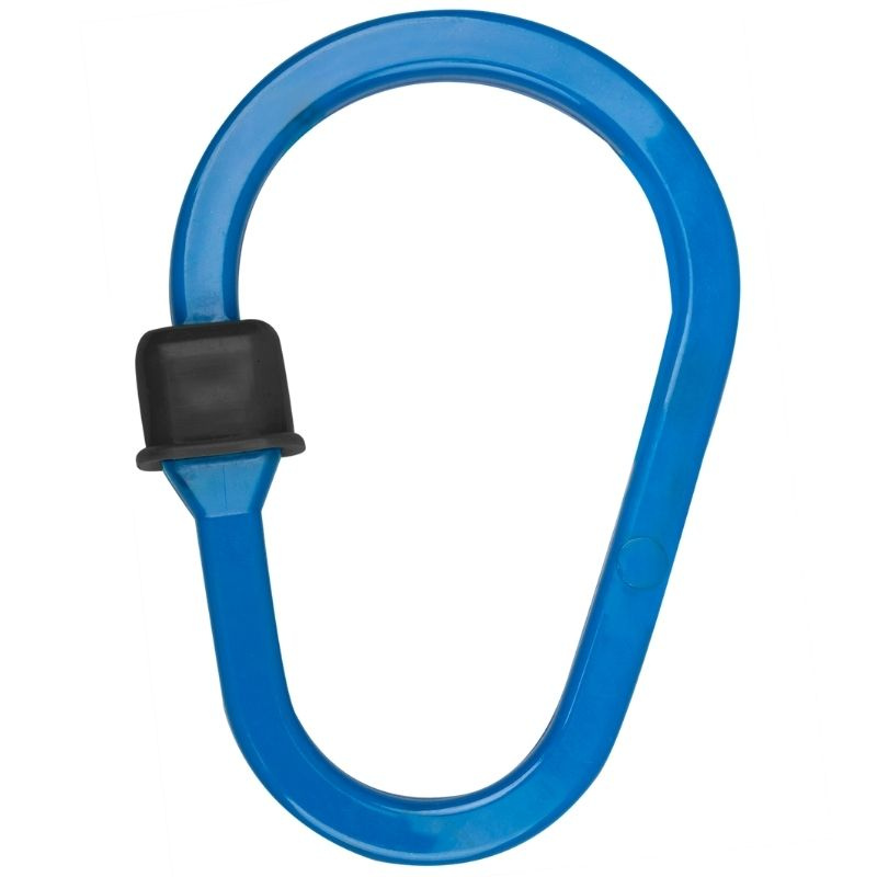 Karabijnhaak Safety Lock 2-pack Blauw