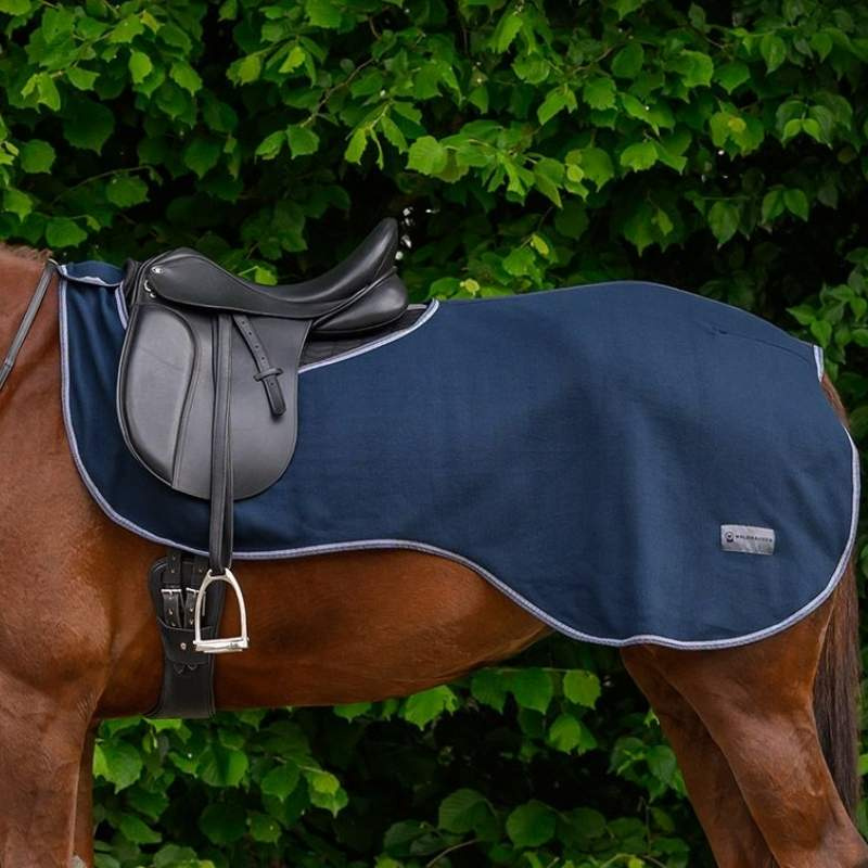 Uitrijdeken Fleece Essential Marineblauw