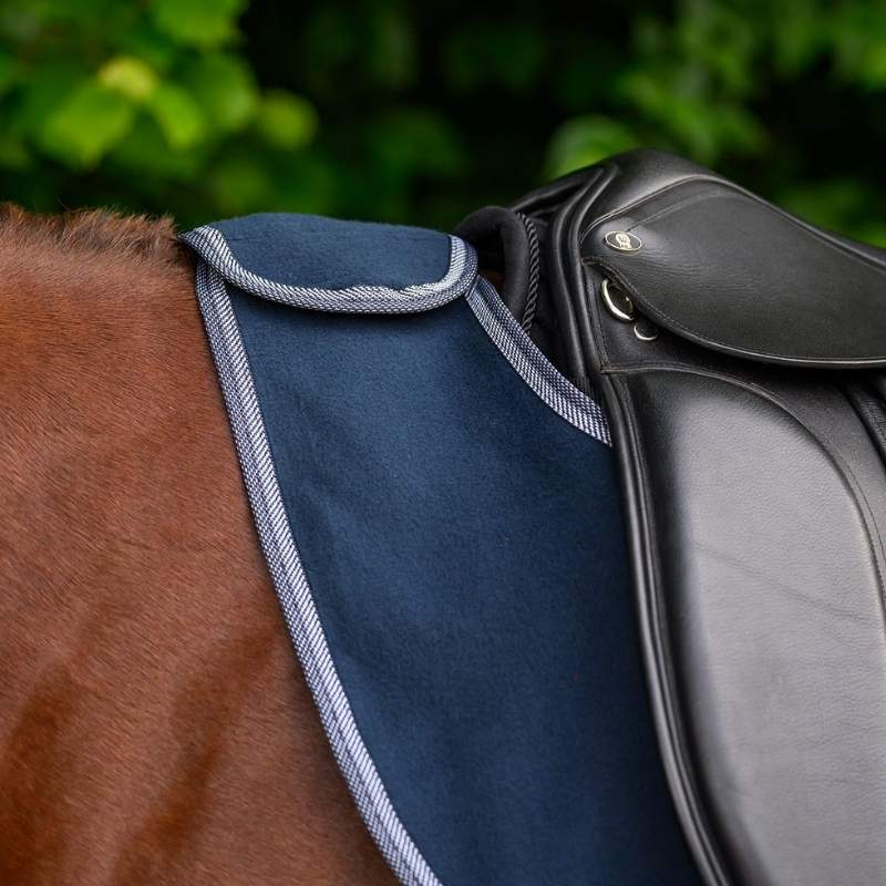 Uitrijdeken Fleece Essential Marineblauw