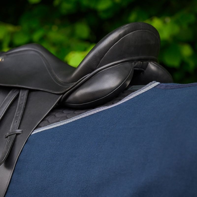 Uitrijdeken Fleece Essential Marineblauw