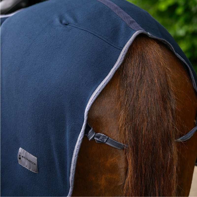 Uitrijdeken Fleece Essential Marineblauw