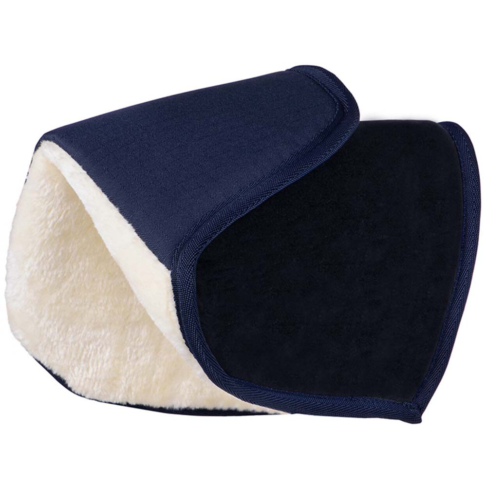 Schoftbeschermer Fauxfur Marineblauw