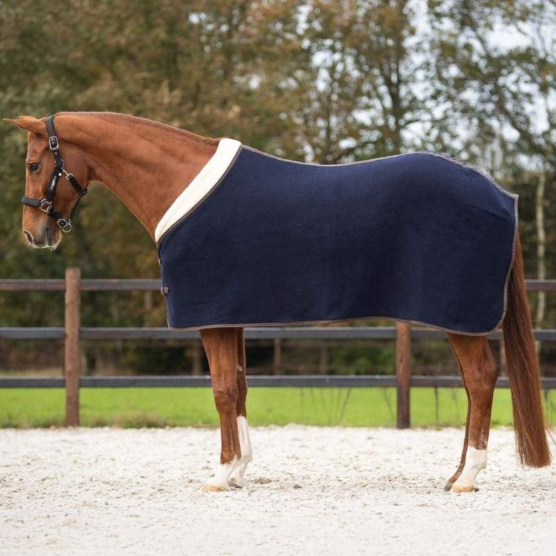 Wollen deken Deluxe Marineblauw