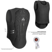 Rugbeschermer Kind/Jongere Ballistic Flex Fit Champion Zwart/Zilver Rugbeschermer Kind/Jongere Ballistic Flex Fit Champion Zwart/Zilver