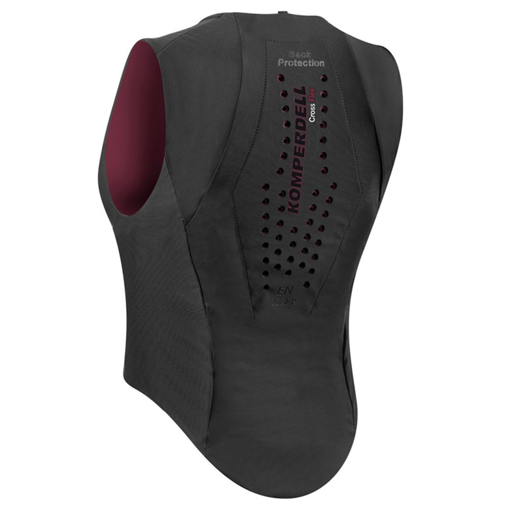 Rugbeschermer Ballistic Flex Fit Slim Zwart/Bordeaux