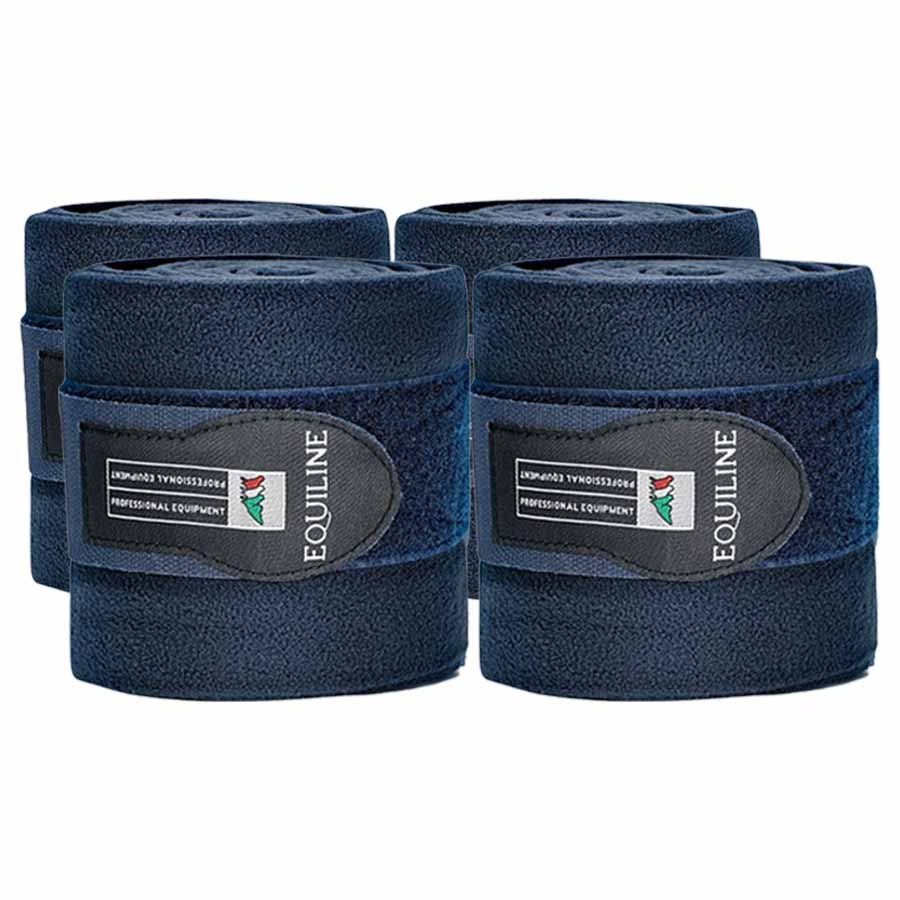 Fleecelinten Polo Marineblauw