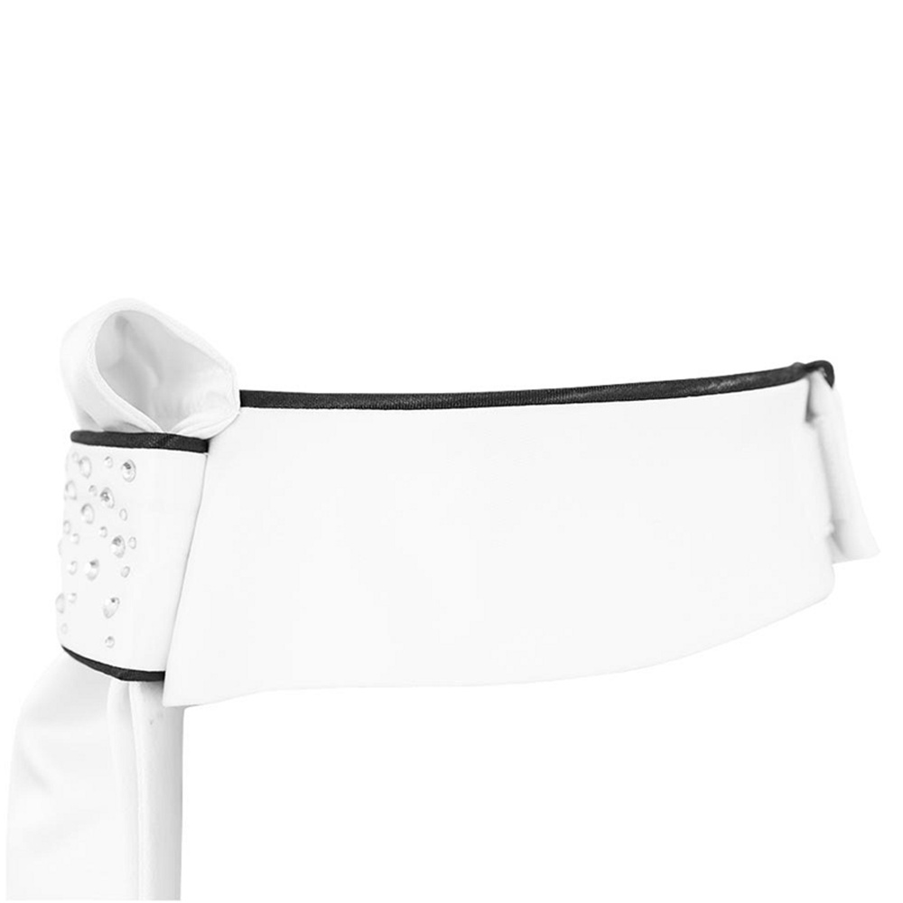 Plastron Leon Wit/Zwart