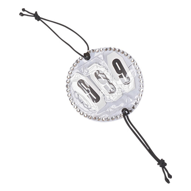 Startnummerkristal HG Zilver