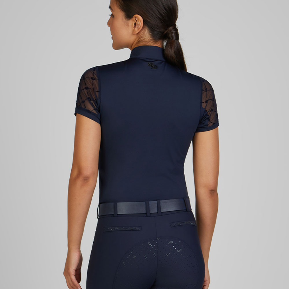 Wedstrijdtop Cut-Out Selection Marineblauw