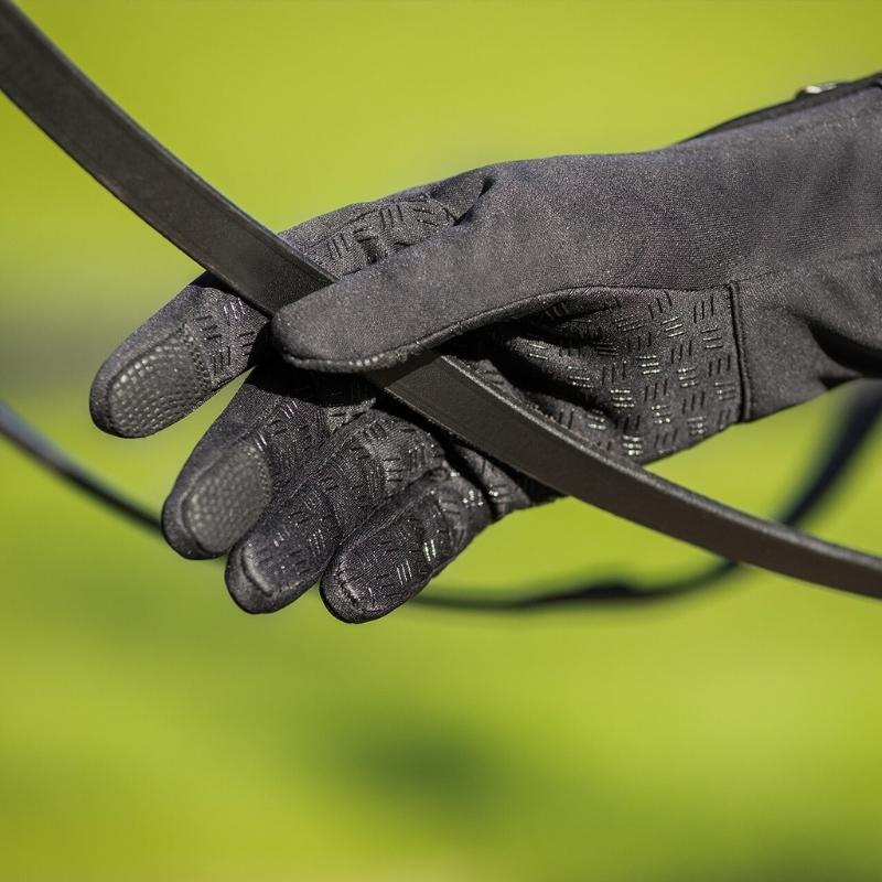 Winterrijhandschoenen Vienna Softshell Zwart