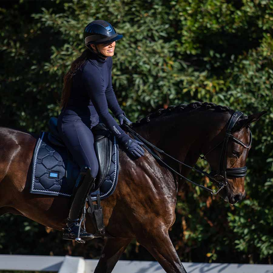 Dressuurzadeldekje ES Midnight Blue