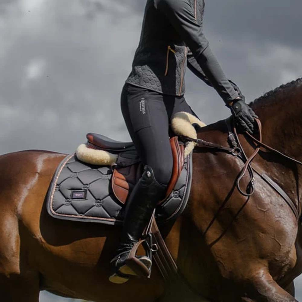 Rijbroek ES Jump Elite Knee Grip Black