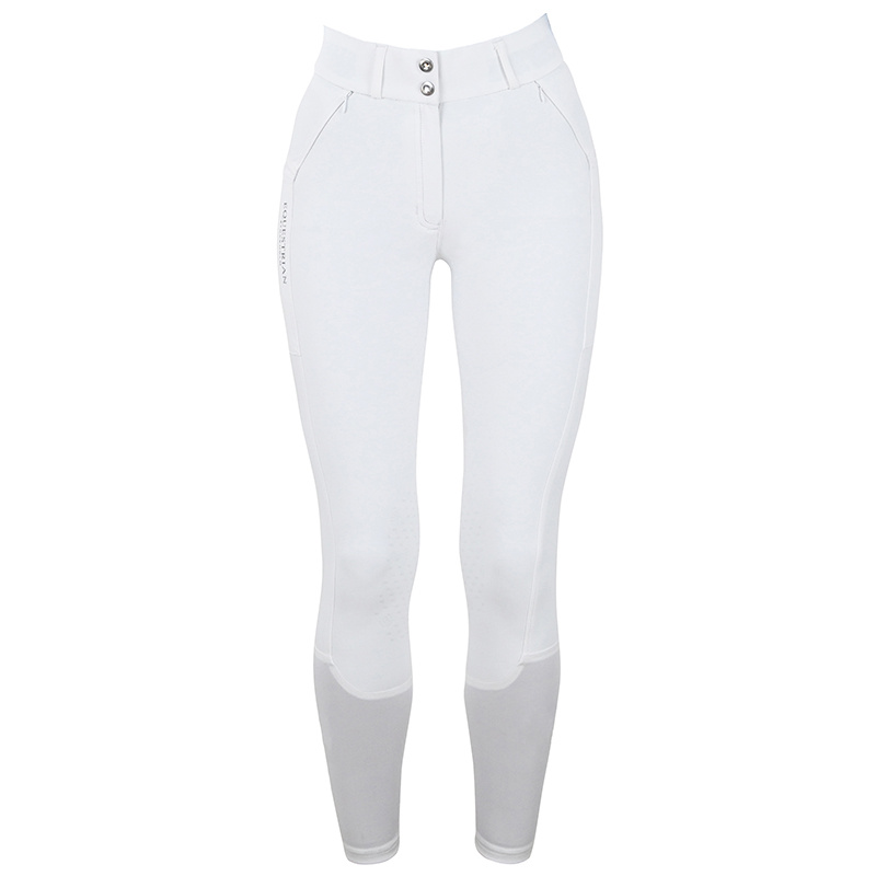 Rijbroeken ES Jump Elite Knee Grip White Perfection