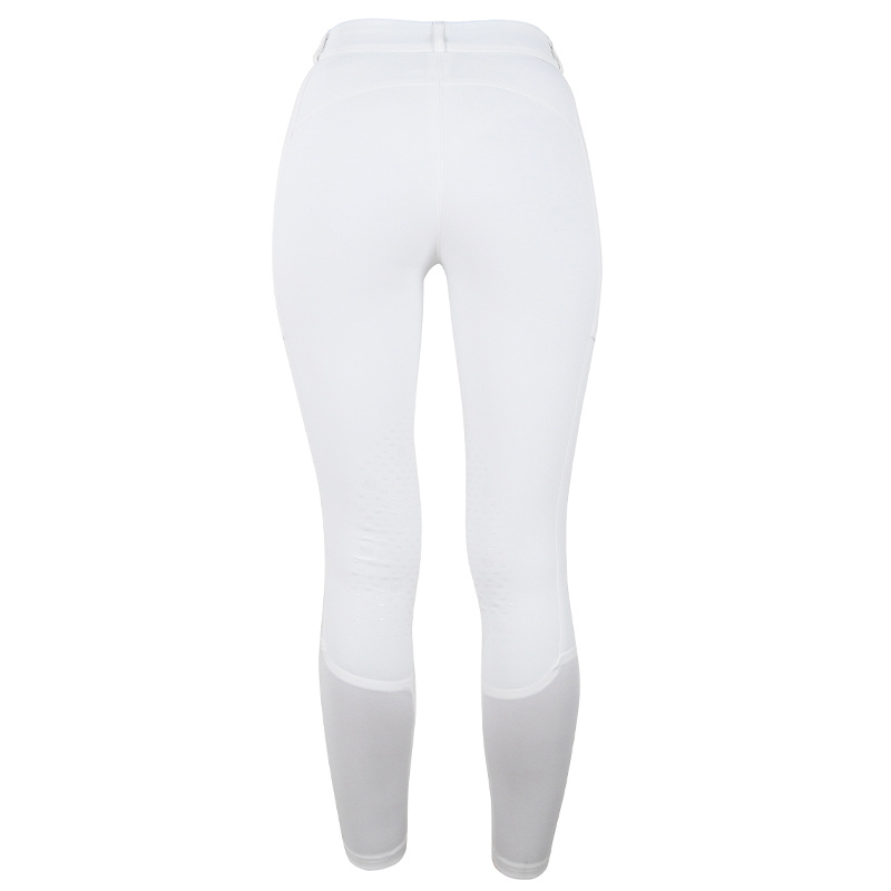 Rijbroeken ES Jump Elite Knee Grip White Perfection