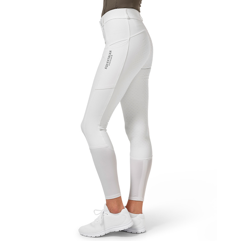 Rijbroeken ES Dressage Elite Full Grip White Perfection
