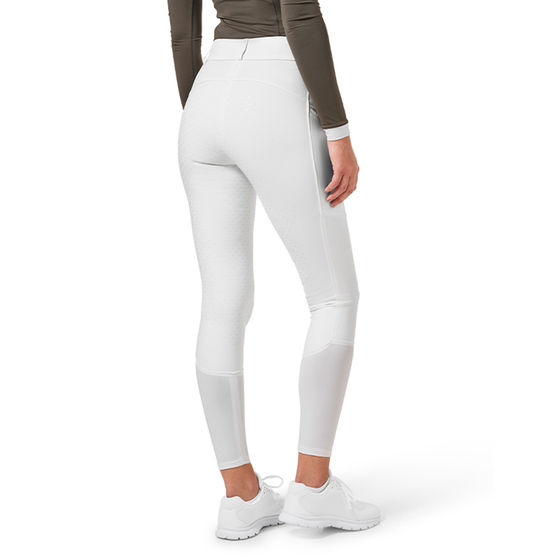 Rijbroeken ES Dressage Elite Full Grip White Perfection