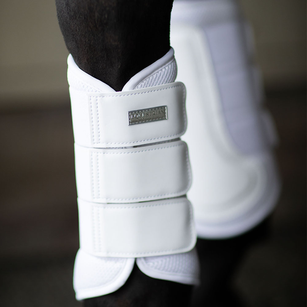 Beenbeschermers ES Classic Mesh White Perfection Silver