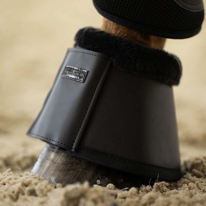 Hufglocken ES Faux Fur All Black