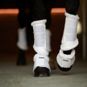Hufglocken ES Faux Fur White Silver Hufglocken ES Faux Fur White Silver