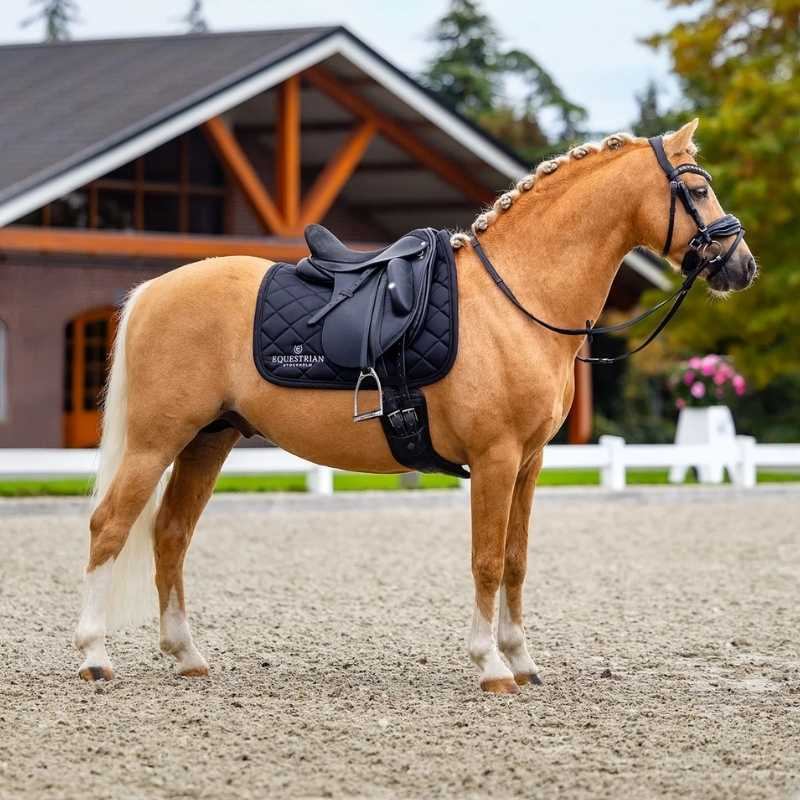 Dressuurzadeldekje ES Line Black