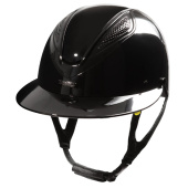 Paardrijcap MIPS Alice Wide Peak Zwart Paardrijcap MIPS Alice Wide Peak Zwart