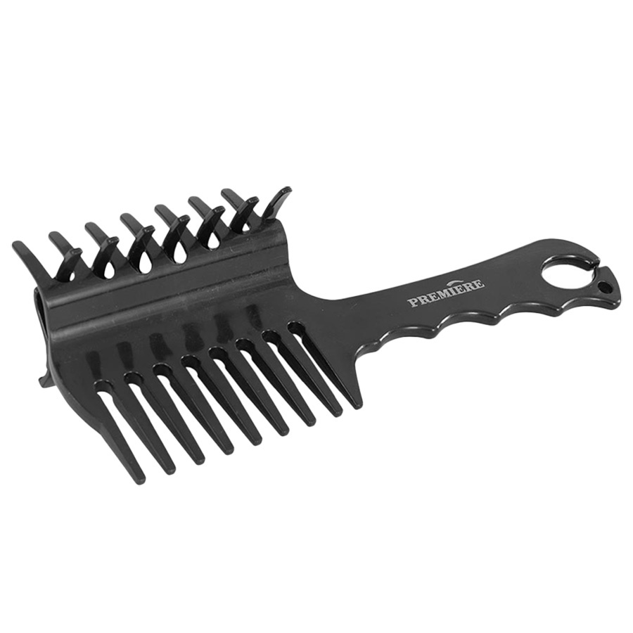 Vlechtkam met Knippen Zwart