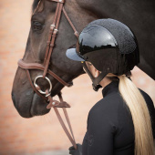 Paardrijcap MIPS Amelia Wide Peak Zwart Paardrijcap MIPS Amelia Wide Peak Zwart