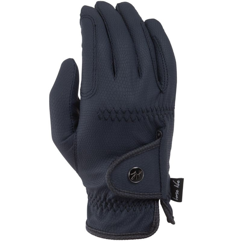 Rijhandschoenen Kind/Junior Flexible Grip Marineblauw