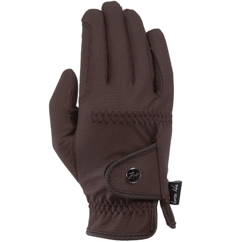 Rijhandschoenen Kind/Junior Flexible Grip Bruin