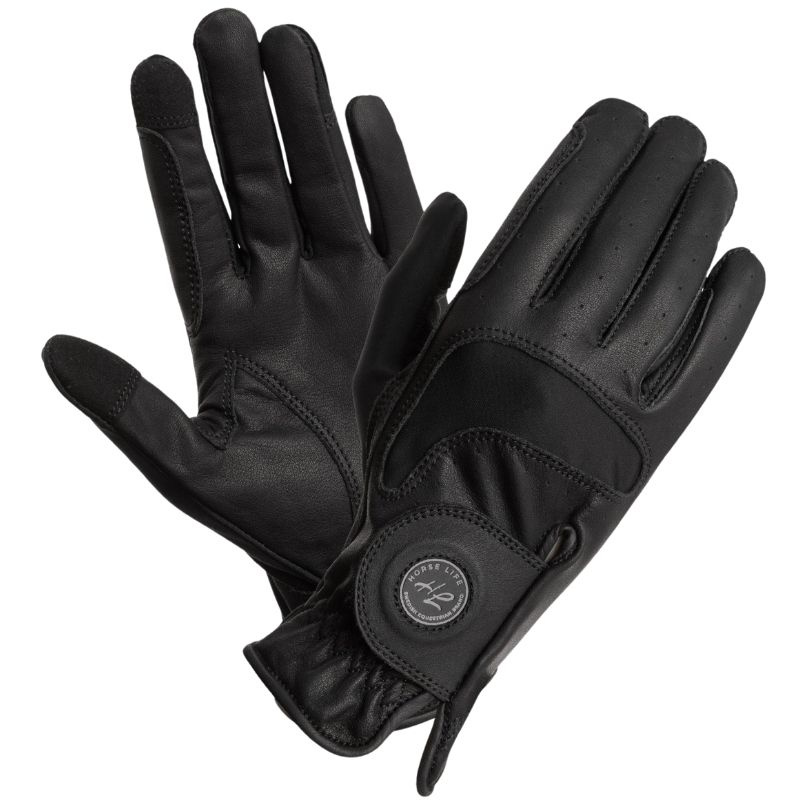 Rijhandschoenen Flexible Grip Vent Zwart
