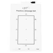 Oefenbord Dressuur Whiteboard Wit Oefenbord Dressuur Whiteboard Wit