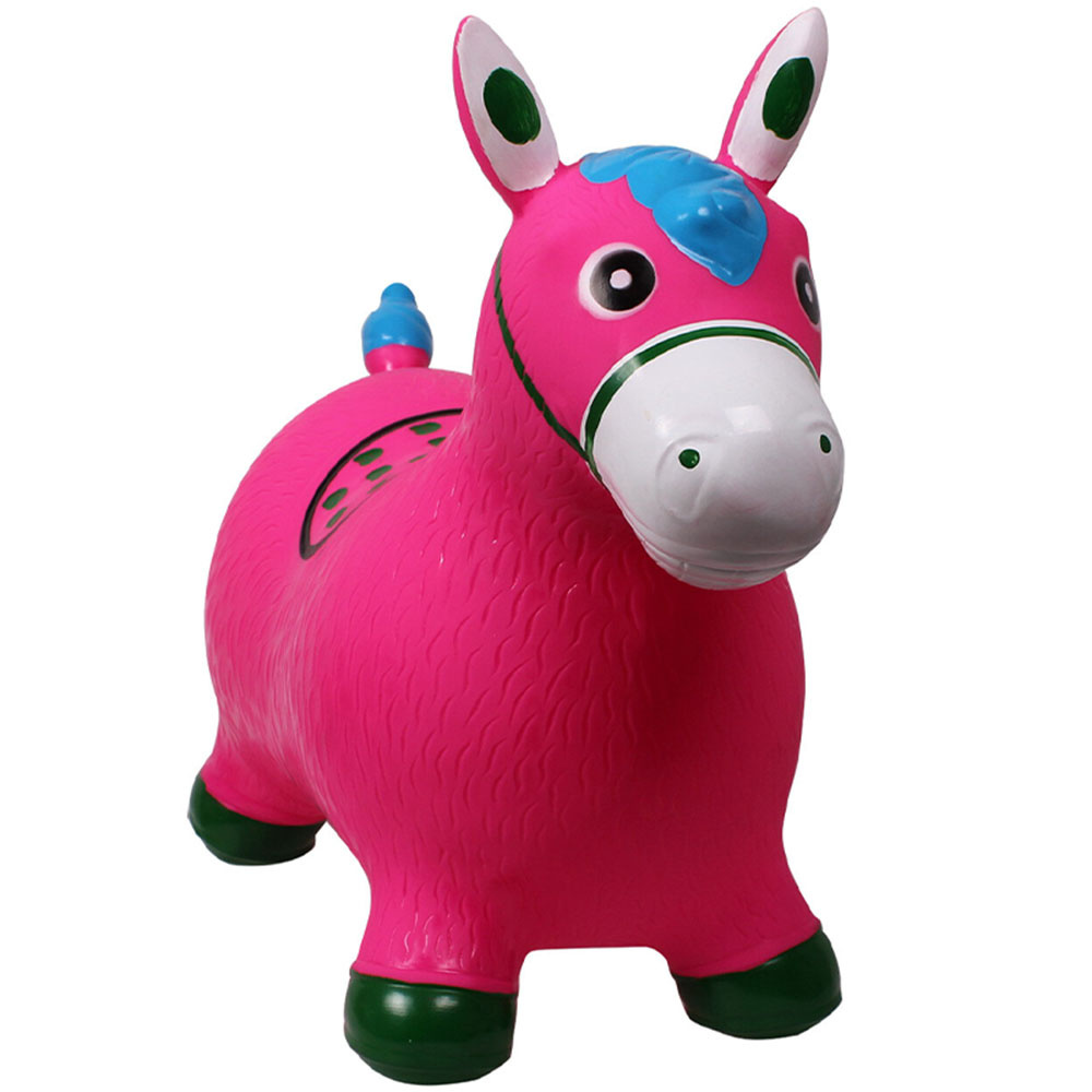 Springbal Jumpy Horse Roze