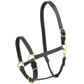 Leren halster Robust Zwart Leren halster Robust Zwart