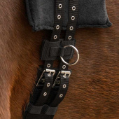 Extra ring voor longeersingel Padded Zwart Extra ring voor longeersingel Padded Zwart