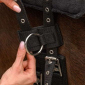 Extra ring voor longeersingel Padded Zwart Extra ring voor longeersingel Padded Zwart