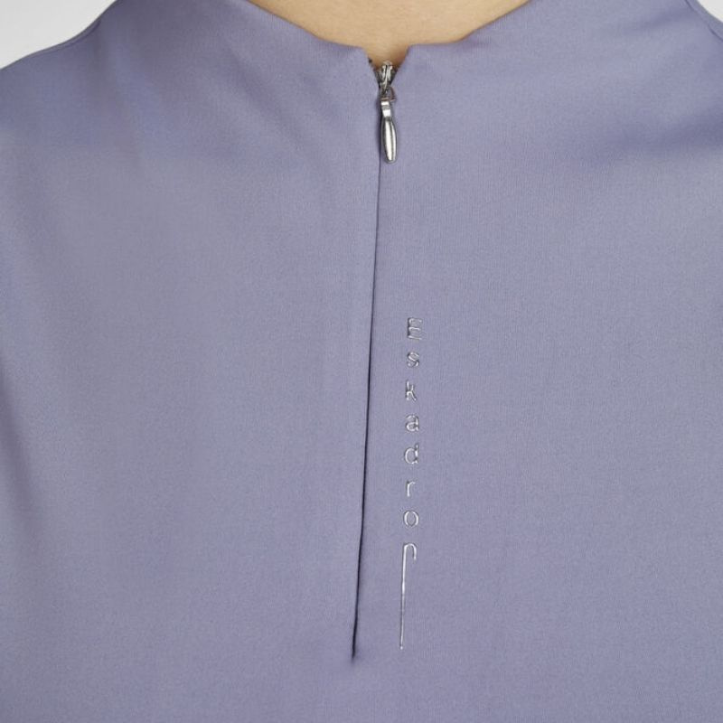 Rijtop Tank Half Zip Classic Sports Paars