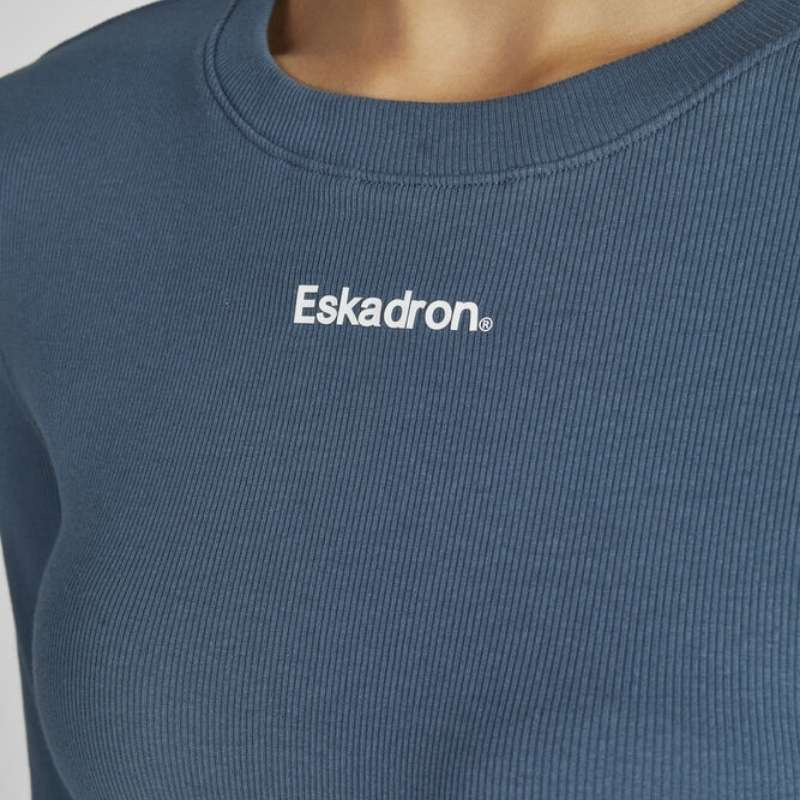 Trui Rib Longsleeve Classic Sports Groen