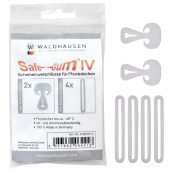 Safe-Gum koppelingen voor T-sluitingen en Karabijnhaken 6-pack Grijs Safe-Gum koppelingen voor T-sluitingen en Karabijnhaken 6-pack Grijs
