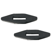 Teugelstopper Rubber 2-pack Zwart Teugelstopper Rubber 2-pack Zwart
