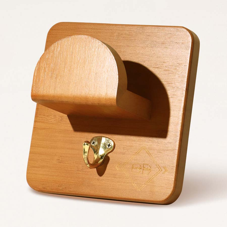 Bidselhouder Single Bruin