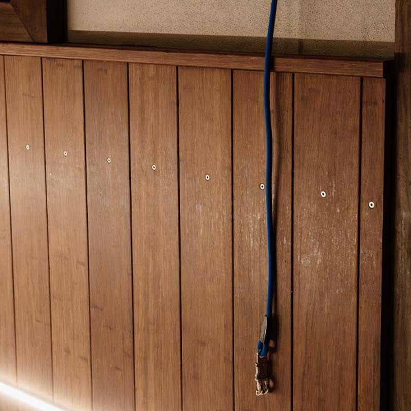 Aanbindtouw Box Lead & Cross Silicone Blauw