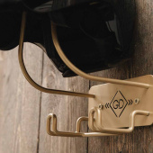 Helmhouder Steel Hook Goud Helmhouder Steel Hook Goud