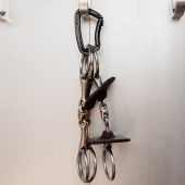 Ophanghaak Aluminiumn Safety Snap Zwart Ophanghaak Aluminiumn Safety Snap Zwart