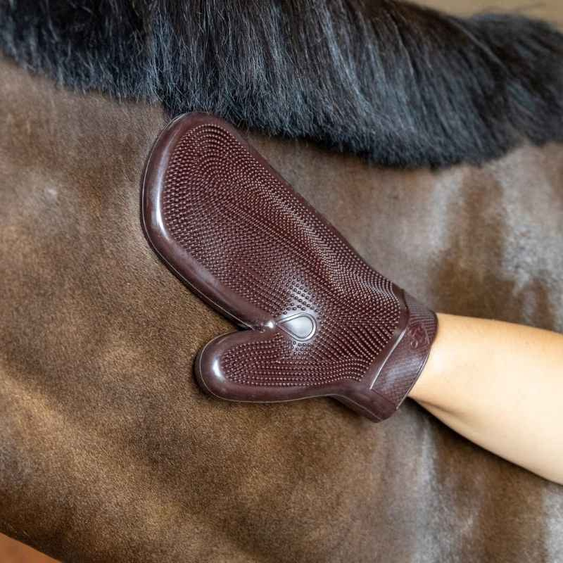 Poetshandschoen Rubber Bruin