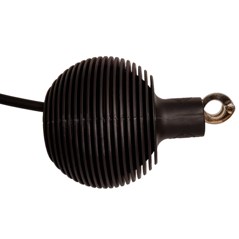 Beschermbal Lead & Wall Protection Rubber Pro Zwart