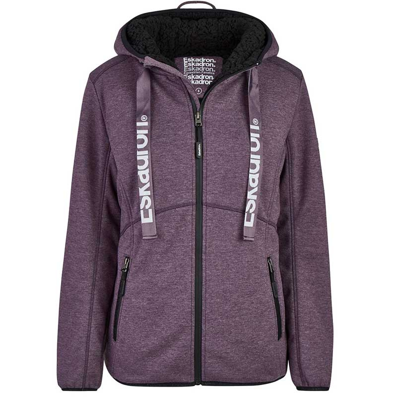 Hoody met Rits Ruby Deepberry