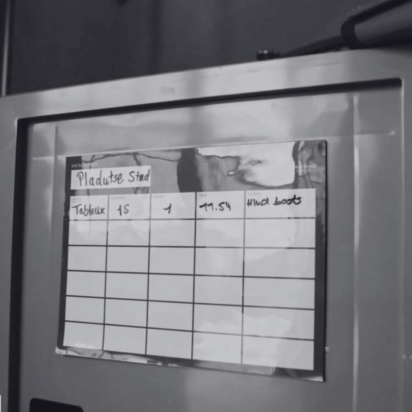 Show Board Magnetic Zwart