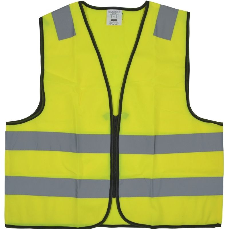 Reflectievest HS Zipper Geel